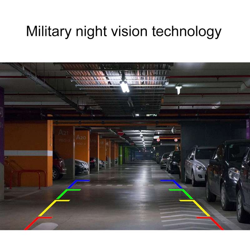 6018 LED 0.3MP Security Backup Parking IP68 Waterproof Rear View Camera, PC7070 Sensor, Support Nigh