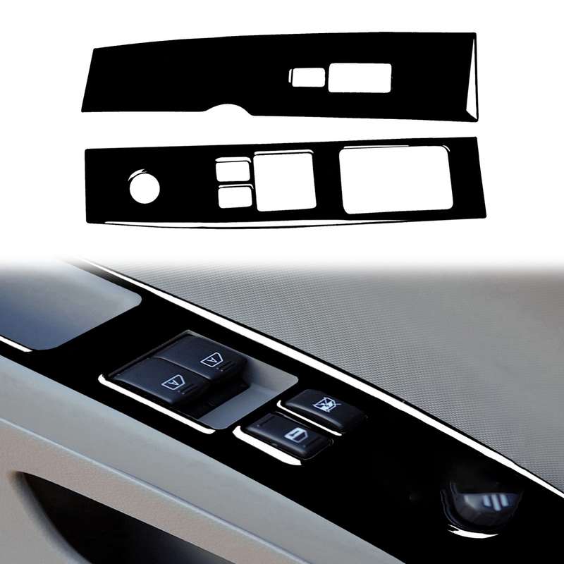 For Nissan 350Z 2003-2005 2pcs Car Window Lift Decorative Sticker, Left Drive