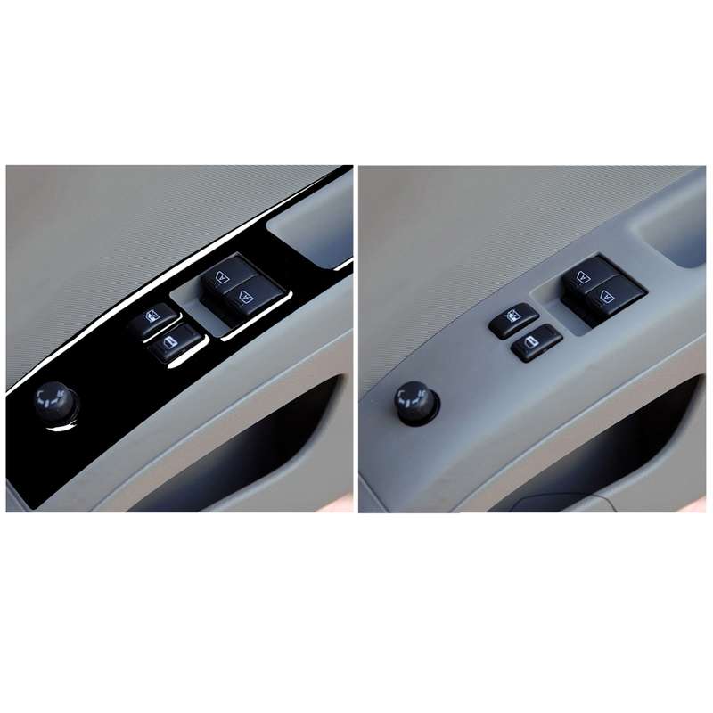 For Nissan 350Z 2003-2005 2pcs Car Window Lift Decorative Sticker, Right Drive