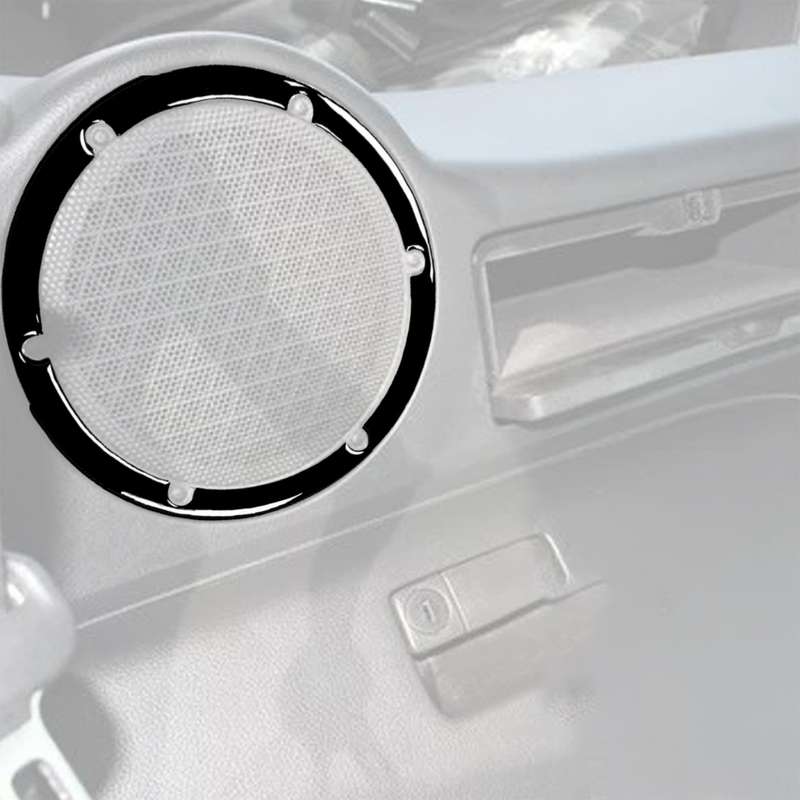 For Nissan 350Z 2003-2009 2pcs Car Hardtop Rear Speaker Horn Decorative Sticker, Left and Right Driv