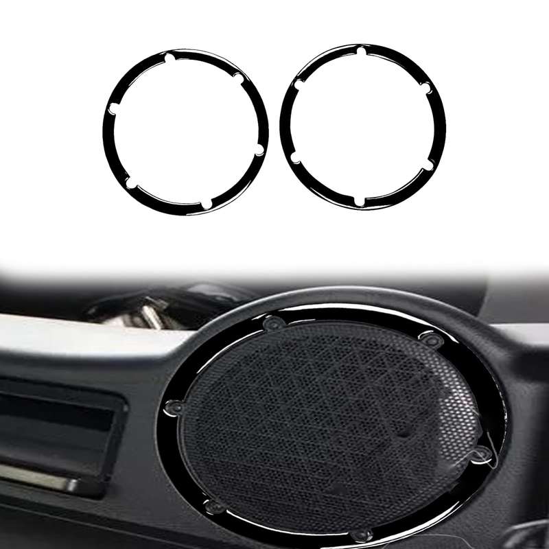 For Nissan 350Z 2003-2009 2pcs Car Hardtop Rear Speaker Horn Decorative Sticker, Left and Right Driv