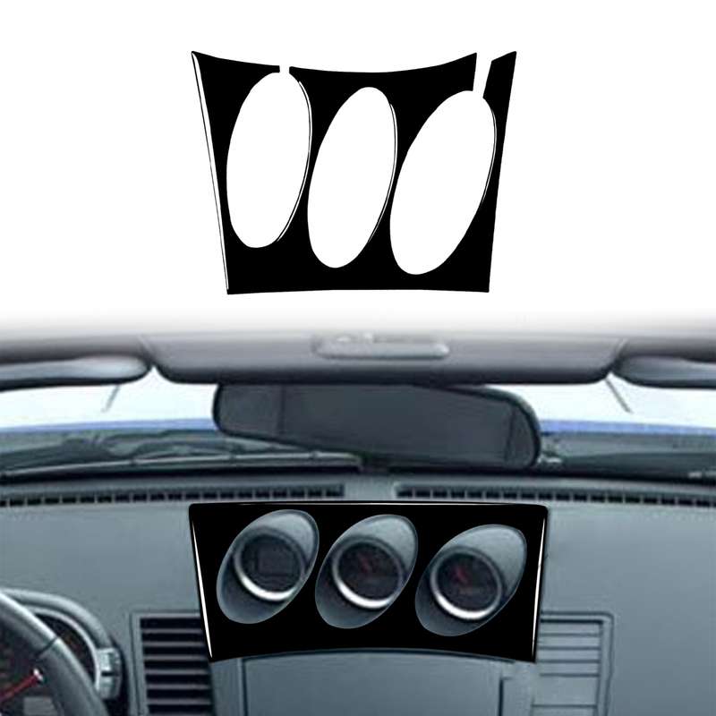 For Nissan 350Z 2003-2009 Car Radio/Air Conditioning Console Sticker, Left Drive