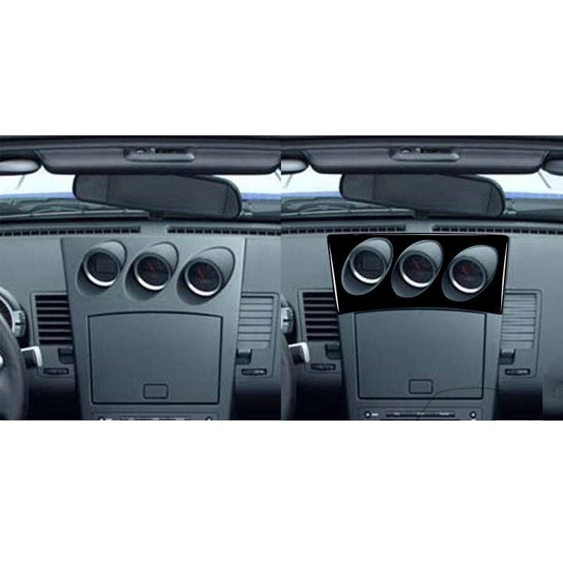 For Nissan 350Z 2003-2009 Car Radio/Air Conditioning Console Sticker, Left Drive