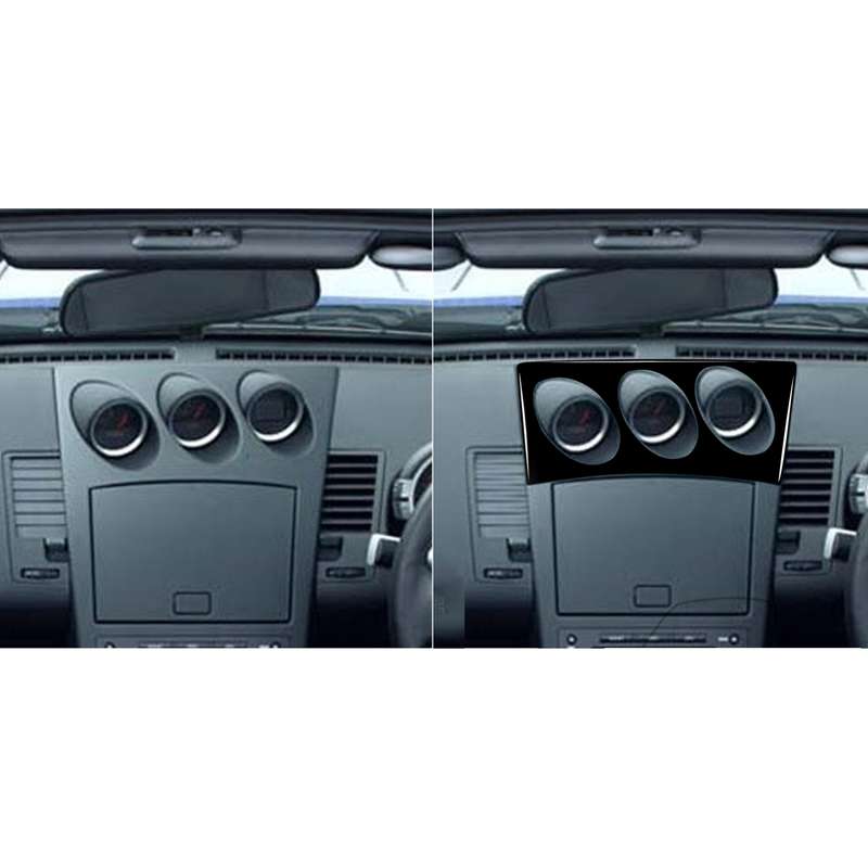 For Nissan 350Z 2003-2009 Car Radio/Air Conditioning Console Sticker, Right Drive