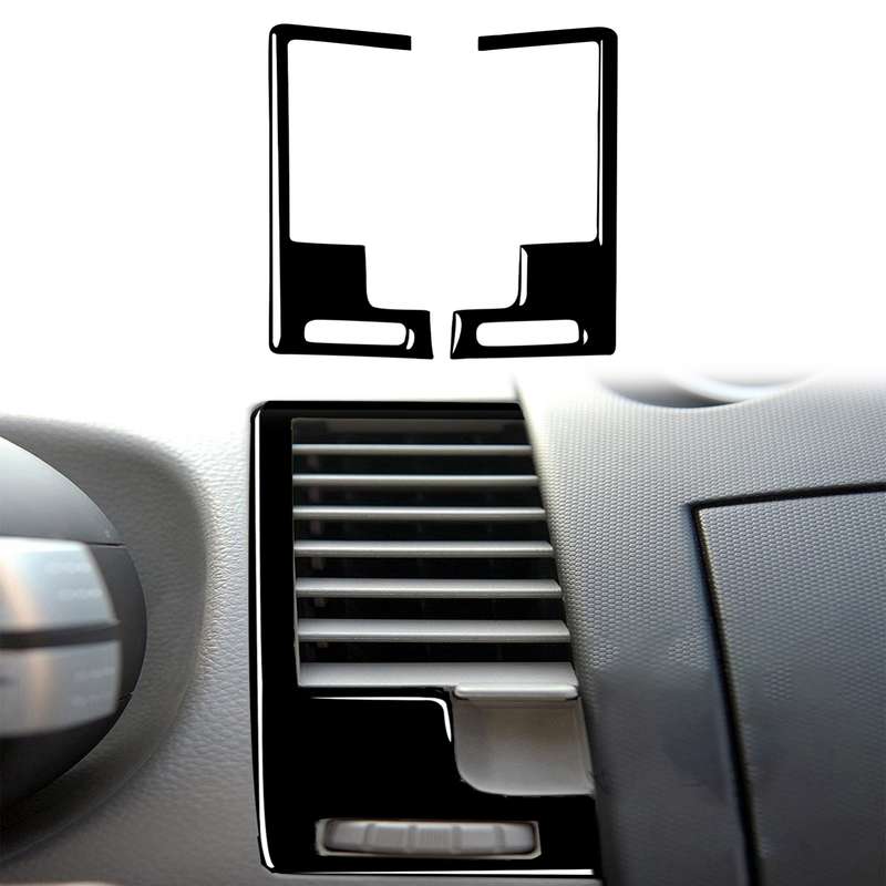 For Nissan 350Z 2003-2009 2pcs Car Center Vent Exhaust Decorative Stickers, Left and Right Drive Uni