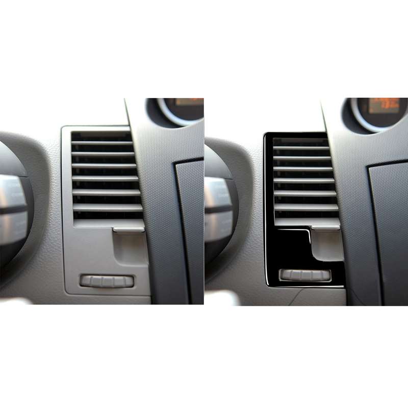 For Nissan 350Z 2003-2009 2pcs Car Center Vent Exhaust Decorative Stickers, Left and Right Drive Uni