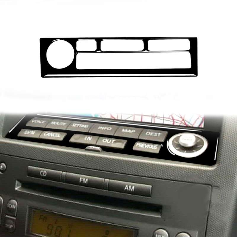 For Nissan 350Z 2003-2009 Car Navigation Keys Decorative Stickers, Left and Right Drive Universal