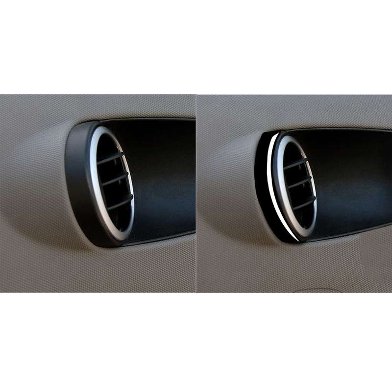 For Nissan 350Z 2003-2009 2pcs Car Air Outlet Decorative Stickers, Left and Right Drive Universal