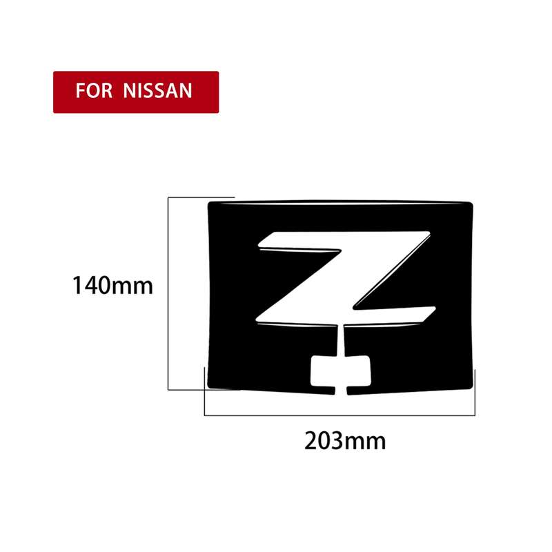 For Nissan 350Z 2003-2009 Car Navigation Cover Decorative Stickers, Left and Right Drive Universal