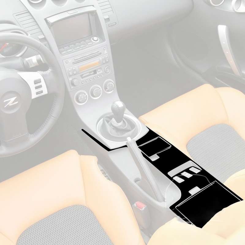 For Nissan 350Z 2003-2005 4pcs Car Central System Control Type A Decorative Stickers, Left and Right