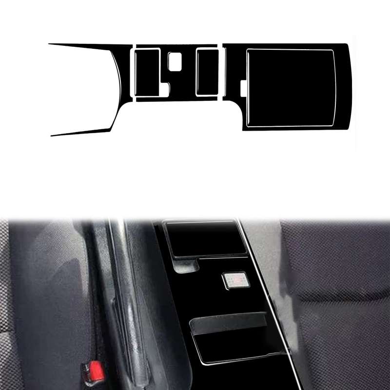 For Nissan 350Z 2003-2005 4pcs Car Central System Control Type B Decorative Stickers, Left and Right
