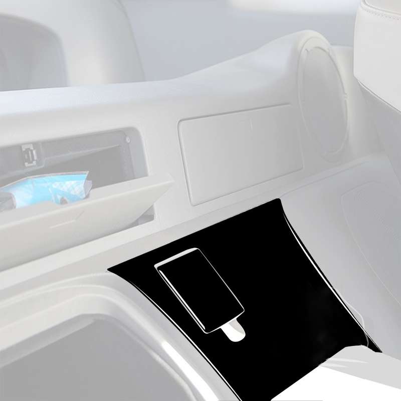 For Nissan 350Z 2003-2005 2pcs Car Rear Of Center Console Decorative Stickers, Left and Right Drive
