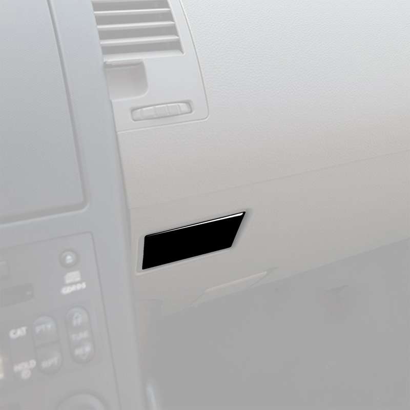 For Nissan 350Z 2003-2009 Car Co-pilot Storage Compartment Lock Decorative Stickers, Left Drive