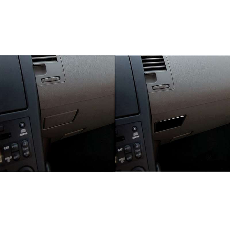 For Nissan 350Z 2003-2009 Car Co-pilot Storage Compartment Lock Decorative Stickers, Left Drive