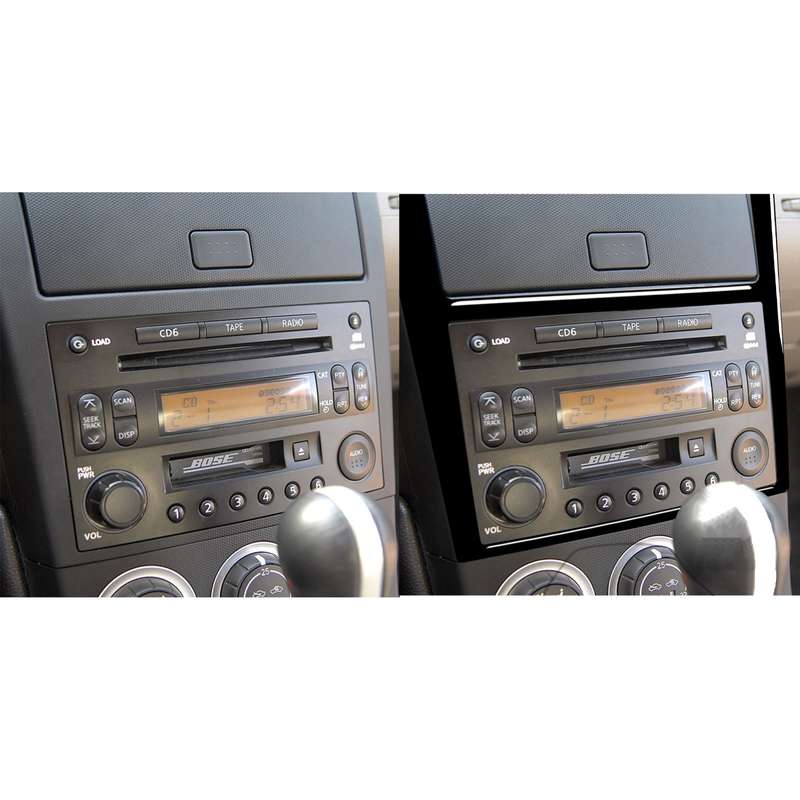 For Nissan 350Z 2003-2009 Car Nav Bounding Box Decorative Stickers, Left and Right Drive Universal