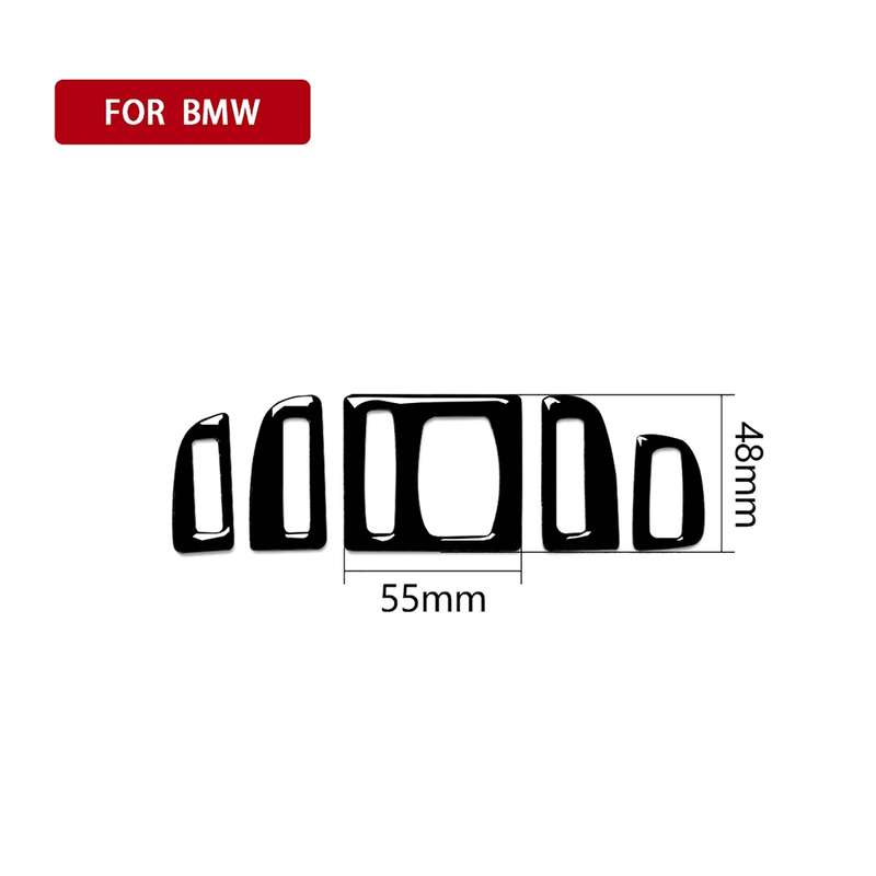 For BMW 5 Series F10 2011-2017 Car Air Outlet Decorative Sticker