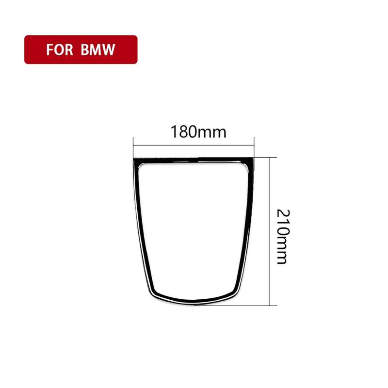 For BMW 5 Series F10 2011-2017 Car Instrument Big Horn Frame Decorative Sticker,Left and Right Drive