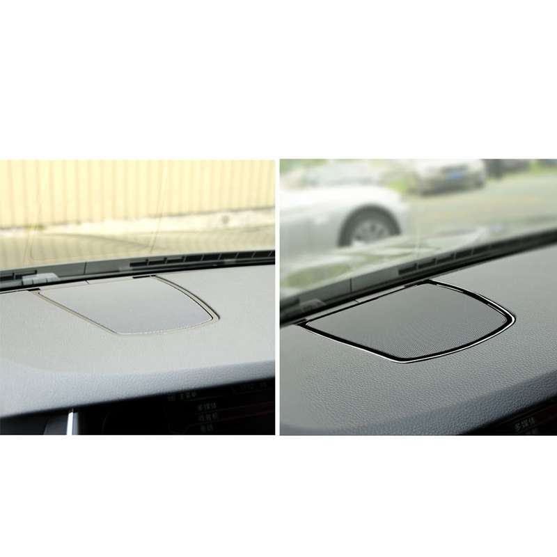 For BMW 5 Series F10 2011-2017 Car Instrument Big Horn Frame Decorative Sticker,Left and Right Drive