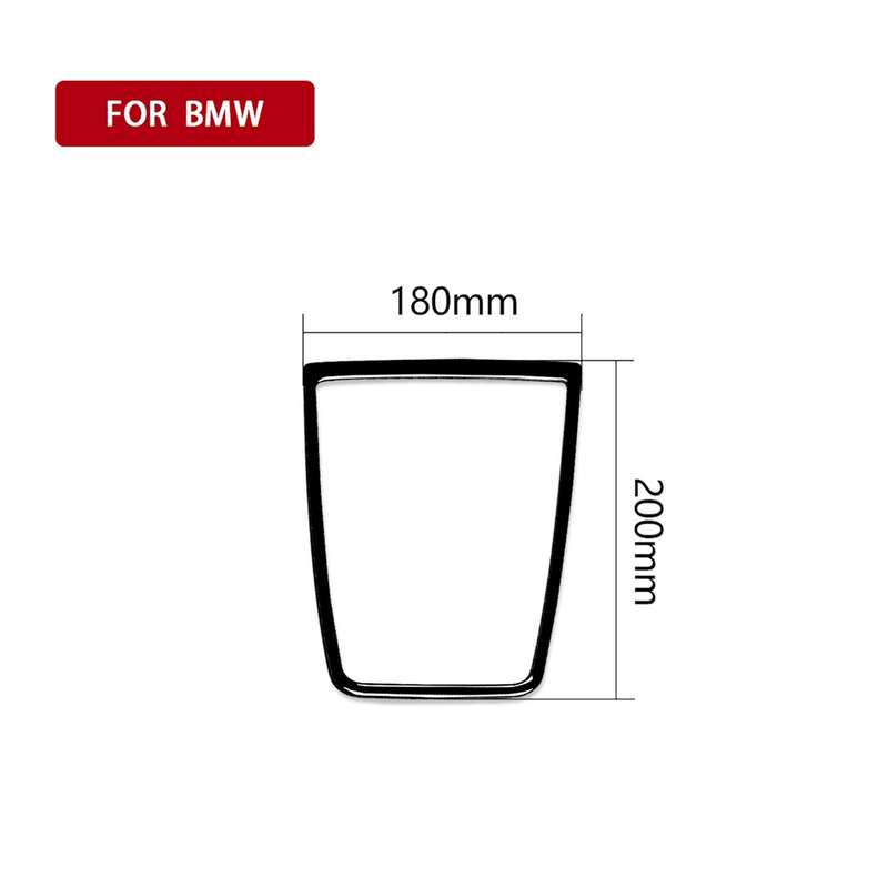 For BMW 5 Series GT F07 2010-2016 Car GT Instrument Big Horn Frame Decorative Sticker,Left and Right