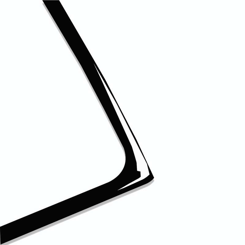 For BMW 5 Series GT F07 2010-2016 Car GT Instrument Big Horn Frame Decorative Sticker,Left and Right