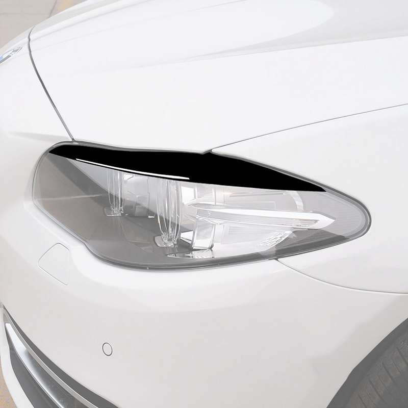 For BMW 5 Series F10 2010-2013 Car Lamp Eyebrow Decorative Sticker,Left and Right Drive Universal