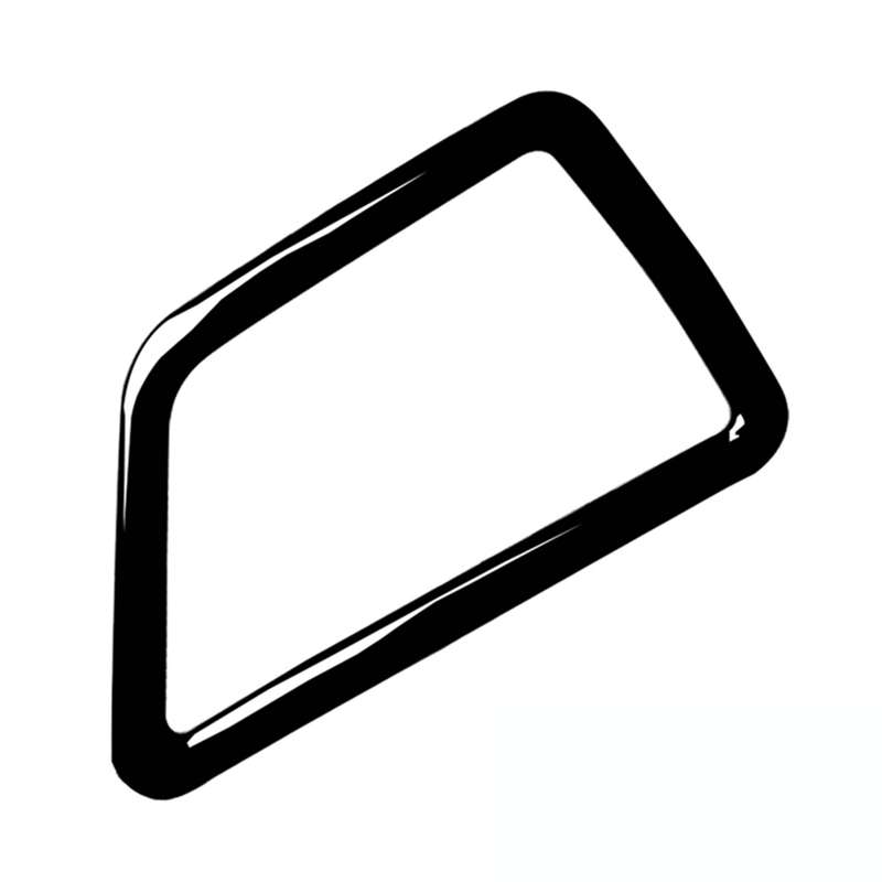 For BMW 5 Series F10 2011-2017 Car Instrument Air Outlet Decorative Sticker,Right Drive