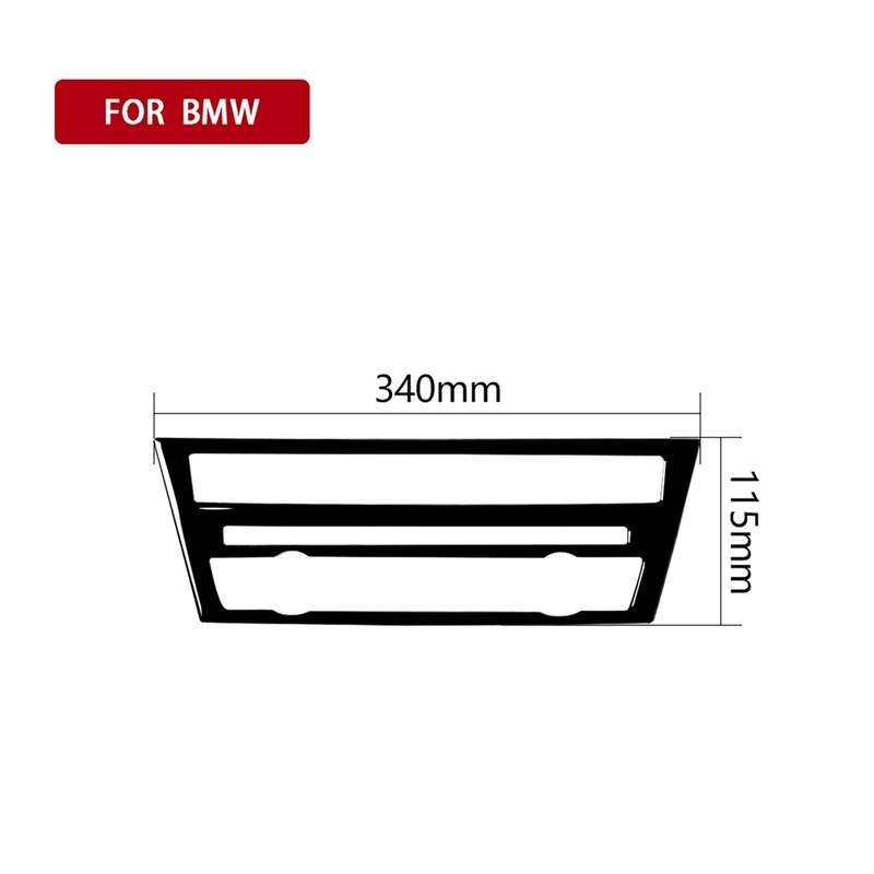 For BMW 5 Series F07 5GT 535i 2010-2016 Car CD Panel Center Console Air Conditioning Panel Decorativ