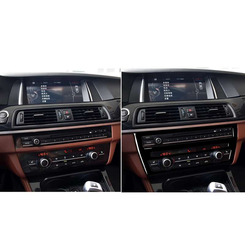 For BMW 5 Series F07 5GT 535i 2010-2016 Car CD Panel Center Console Air Conditioning Panel Decorativ