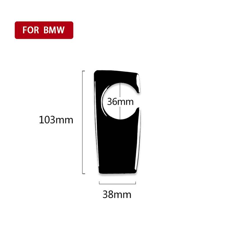 For BMW 5 Series F07 F10 F25 F26 / GT X3 X4 2009-2016 Car Handbrake Below Panel Decorative Sticker,