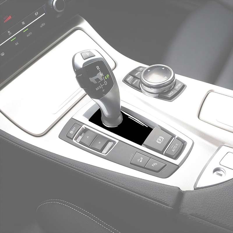 For BMW 5 Series F07 F10 F25 F26 / GT X3 X4 2009-2016 Car Handbrake Below Panel Decorative Sticker,