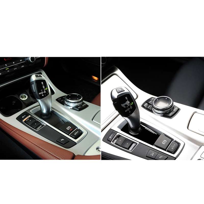 For BMW 5 Series F07 F10 F25 F26 / GT X3 X4 2009-2016 Car Handbrake Below Panel Decorative Sticker,