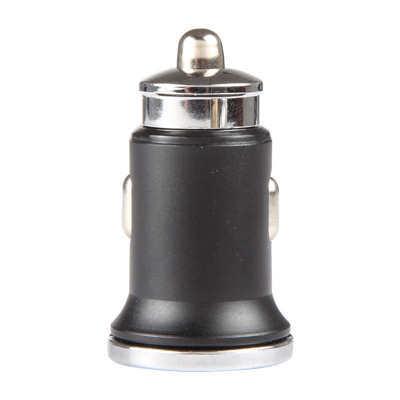 AR-CA08 12W 2A USB-C / Type-C + USB Ports Car Charger (Black)