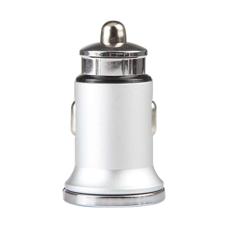 AR-CA08 12W 2A USB-C / Type-C + USB Ports Car Charger (Black)