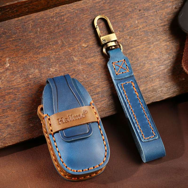 For Ford Focus/Mondeo/Maverick/Explorer/Escort/Edge 2017-2018 C231 Car Key Leather Protective Case (