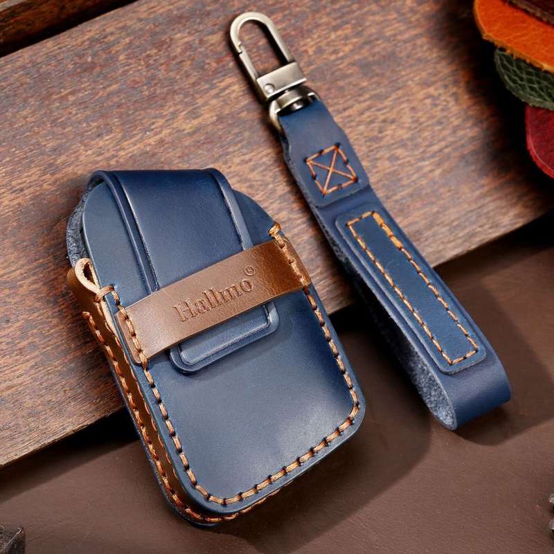 For Cadillac / CT5 / CT6 / XT6 C088 Car Key Leather Protective Case (Black)
