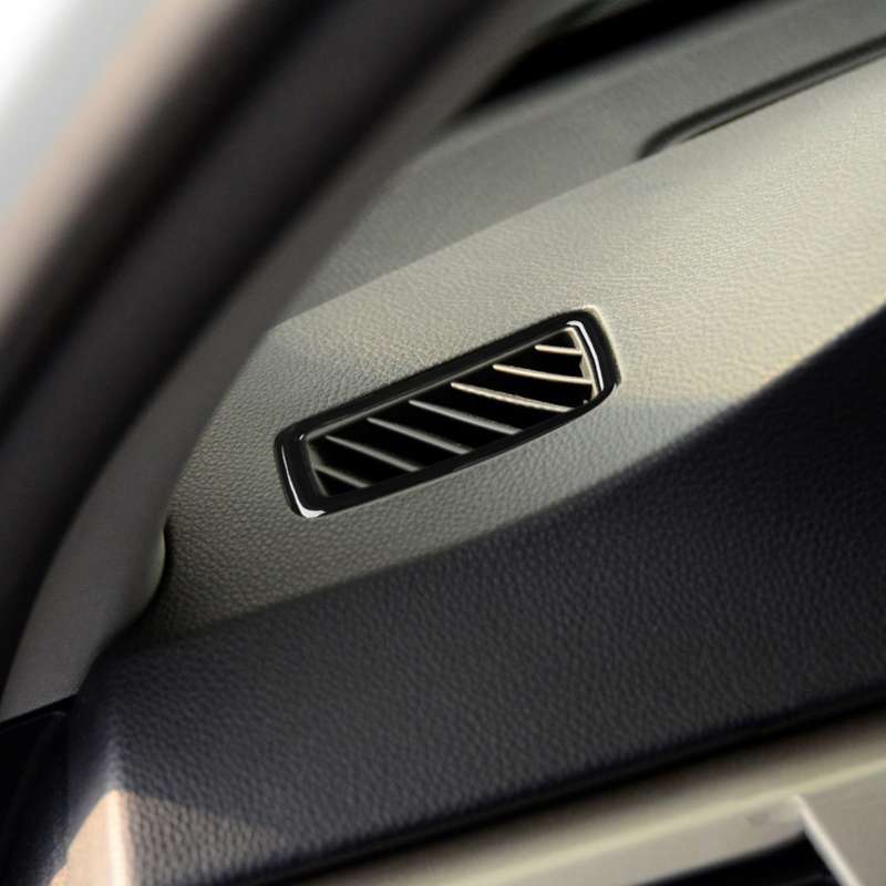 For BMW 3 Series E90 2005-2012 2pcs Car Instrument Air Outlet Frame Decorative Sticker, Left and Rig