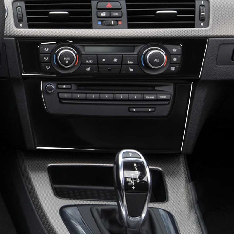 For BMW 3 Series E90/E92 2005-2012 Car Air Conditioner CD Control Panel High without Holes Decorativ