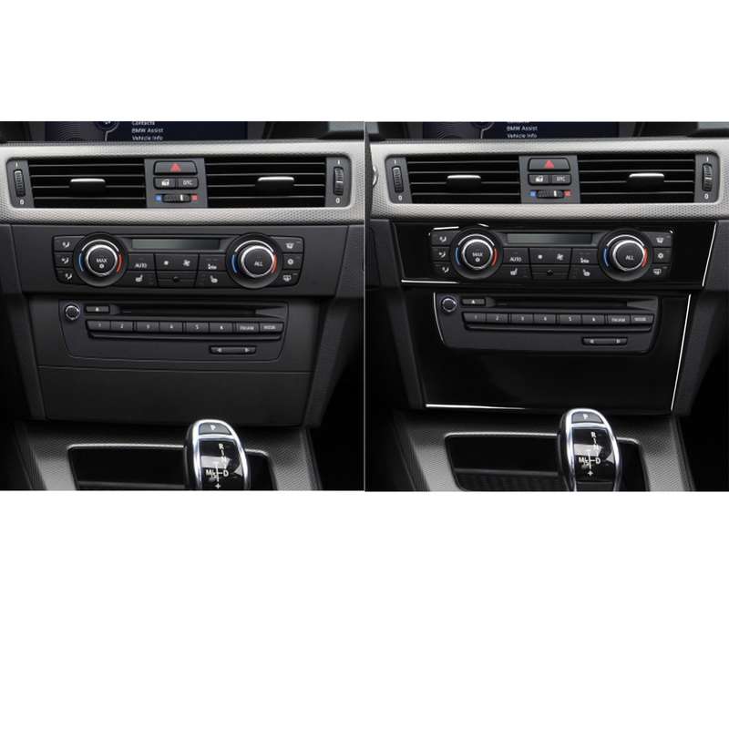 For BMW 3 Series E90/E92 2005-2012 Car Air Conditioner CD Control Panel High without Holes Decorativ