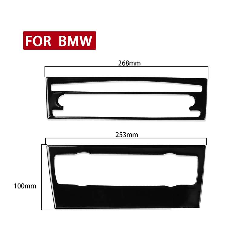 For BMW 3 Series E90/E92 2005-2012 2pcs Car Air Conditioner CD Control Panel Non-navigation without