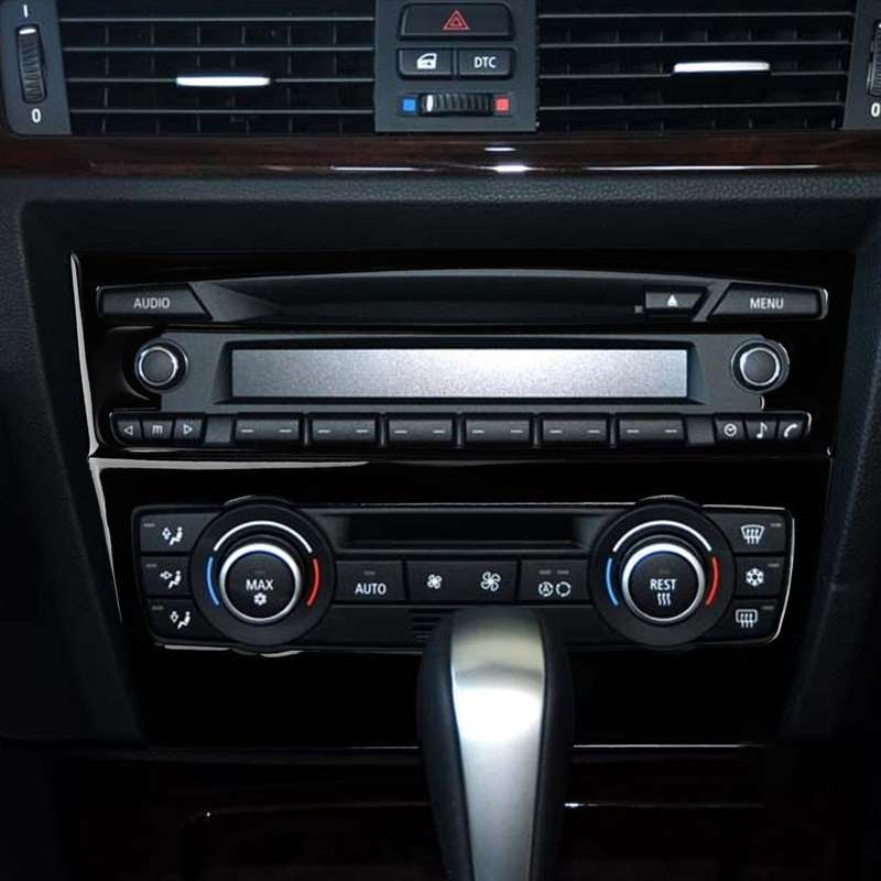 For BMW 3 Series E90/E92 2005-2012 2pcs Car Air Conditioner CD Control Panel Non-navigation without