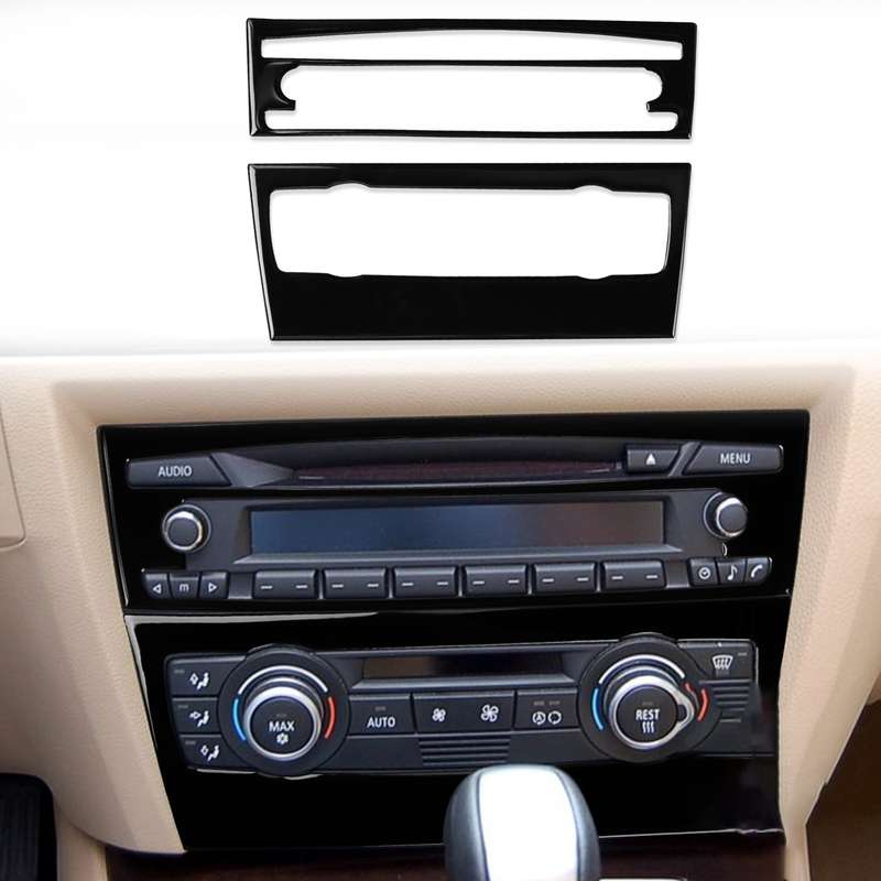 For BMW 3 Series E90/E92 2005-2012 2pcs Car Air Conditioner CD Control Panel Non-navigation without