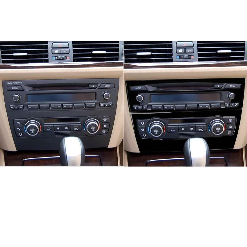 For BMW 3 Series E90/E92 2005-2012 2pcs Car Air Conditioner CD Control Panel Non-navigation without