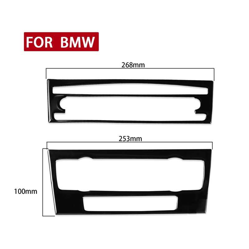 For BMW 3 Series E90/E92 2005-2012 2pcs Car Air Conditioner CD Control Panel Non-navigation with Hol