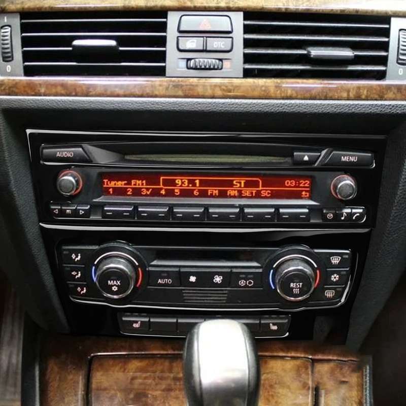 For BMW 3 Series E90/E92 2005-2012 2pcs Car Air Conditioner CD Control Panel Non-navigation with Hol