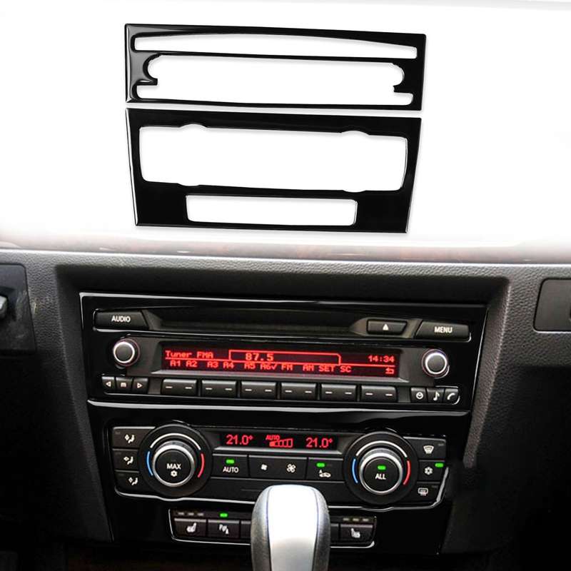 For BMW 3 Series E90/E92 2005-2012 2pcs Car Air Conditioner CD Control Panel Non-navigation with Hol