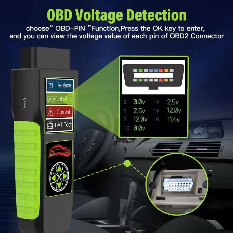 TopDiag BT400 4 in 1 Car Battery Intelligent Analyzer Diagnostic Instrument