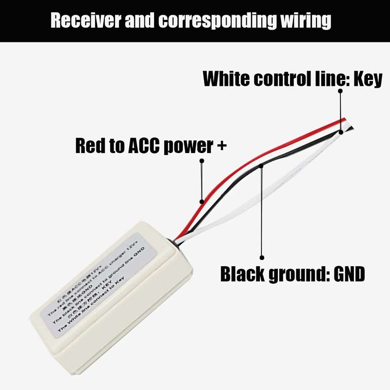 Multifunctional Car Cup Holder Wireless Knob Button Steering Wheel Button Remote Control without Lig
