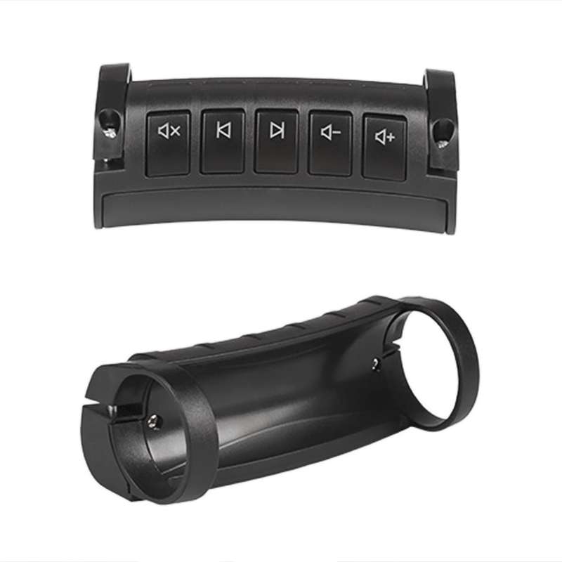 DQX-999A Multifunctional Steering Wheel Button Controller Car DVD Screen Wireless Remote Control (Bl