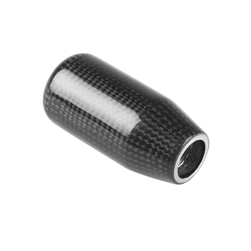 Universal Car Real Carbon Fiber Gear Head (Black)