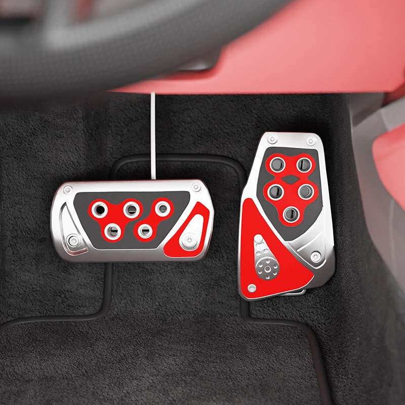 CARFU AC-529A Car New Energy Manual Automatic Transmission Brake Pedal(Black)